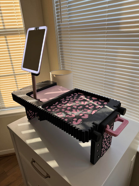 The Lap Vanity | The Cheetah Print Design